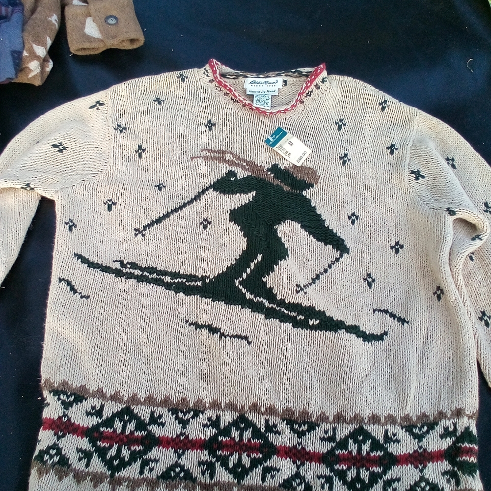 Eddie bower nitted ski sweater